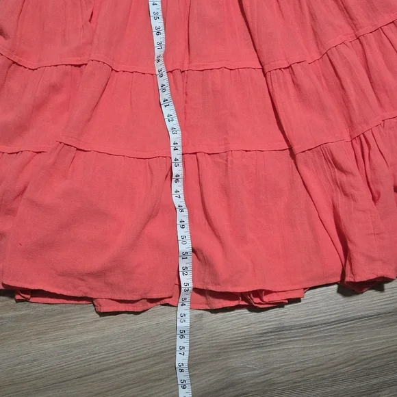 NWOT Free People Endless Summer Moonlight Chic Coral Halter Maxi Dress Size XS - Picture 11 of 16